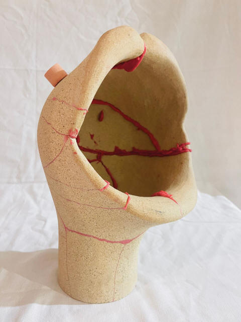 Escultura de ceràmica — Cicatrius (2024)