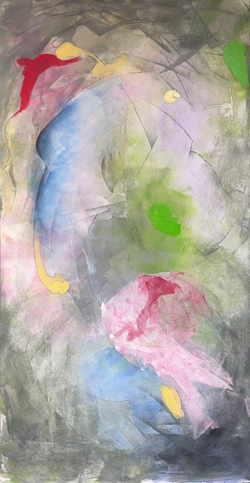 Gestos de consternació — Acrílic sobre taula