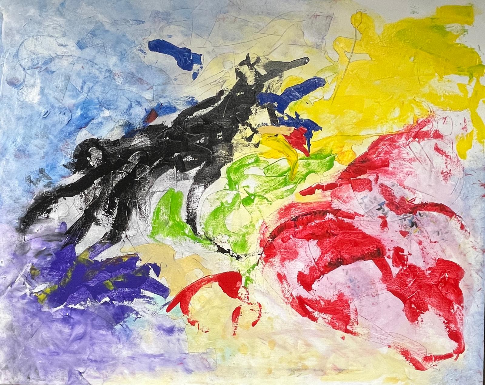 Visions trobades — Acrílic sobre taula